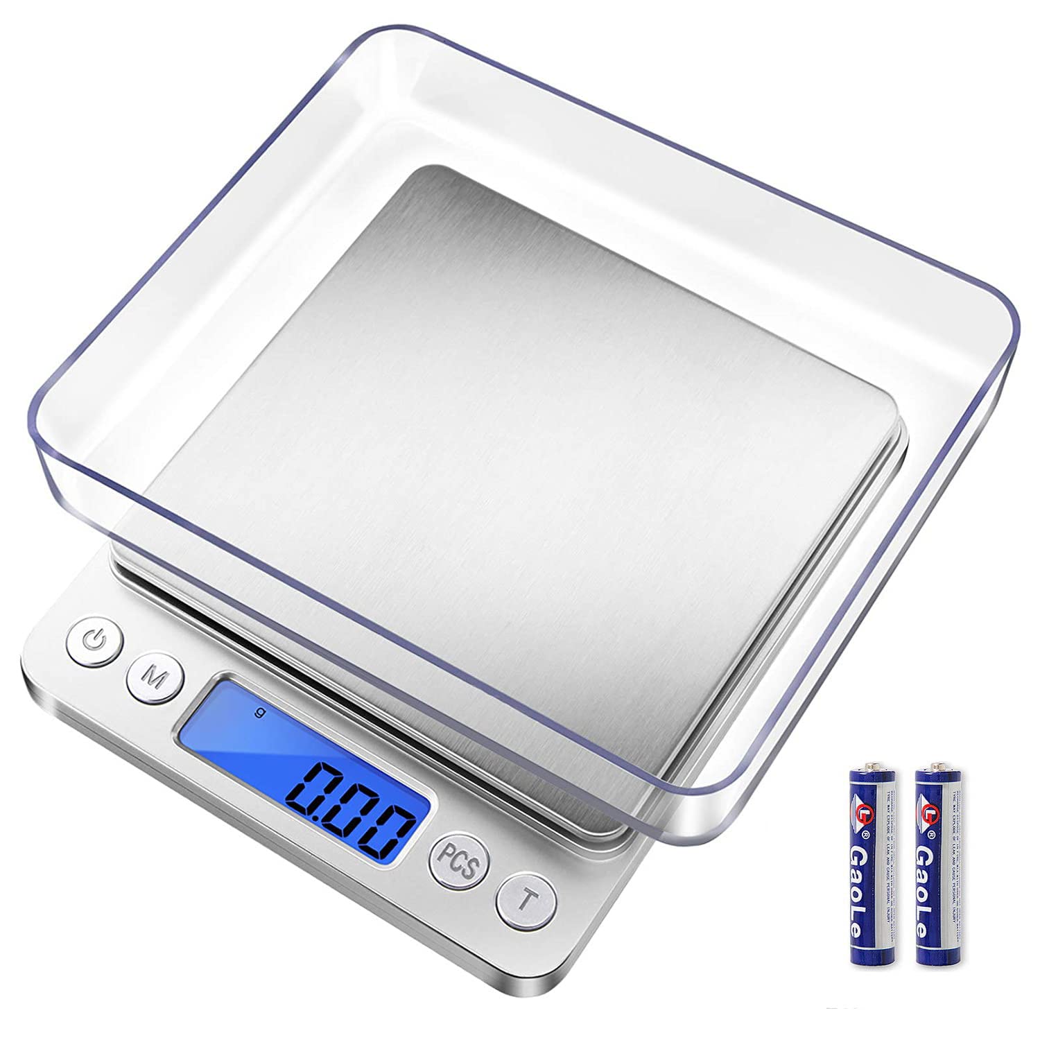 Amazon.co.jp: コンパクト デジタルスケール 0.1g〜3000g はかり